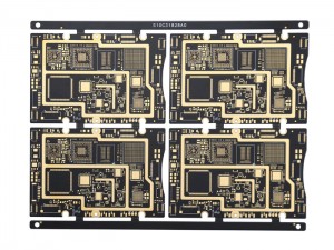 XWS 10 couche GPS multi-couche Conseil HDI PCB Paramètres techniques FR-4