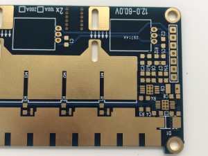 Placa de circuito XWS lateral doble inmersión Au Proveedor PCB con UL