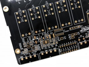 XWS electrónico 2 Capa inmersión Au PCB de control Junta Diseño