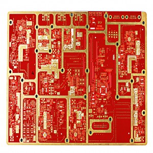 XWS 6 Layer Communication Board FR-4 Погружение Au PCB Base