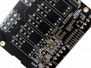 XWS electrónico 2 Capa inmersión Au PCB de control Junta Diseño